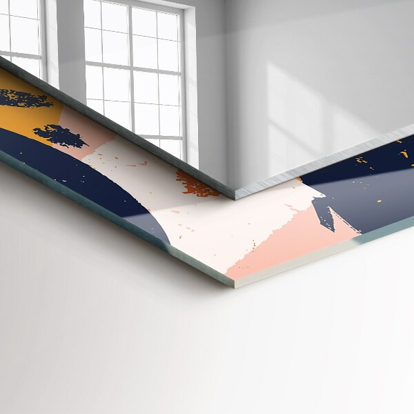 Wall mirror decor Abstract oil painting