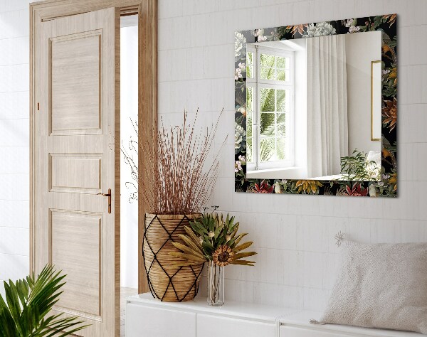 Decorative mirror Flowers and birds