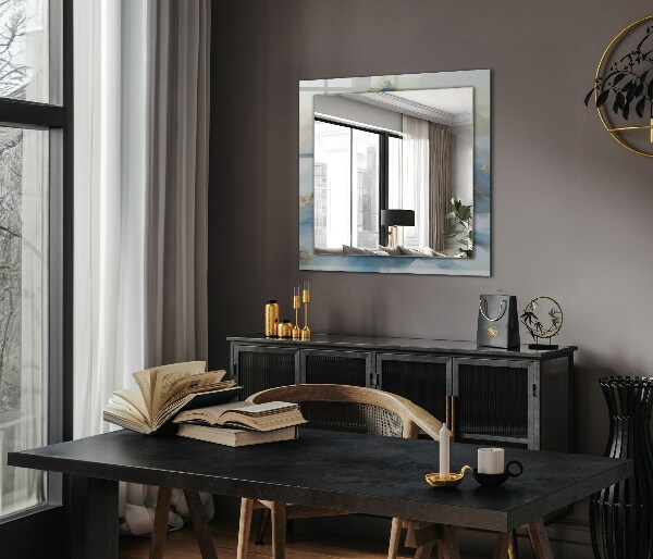 Wall mirror design Ethnic motif in colour