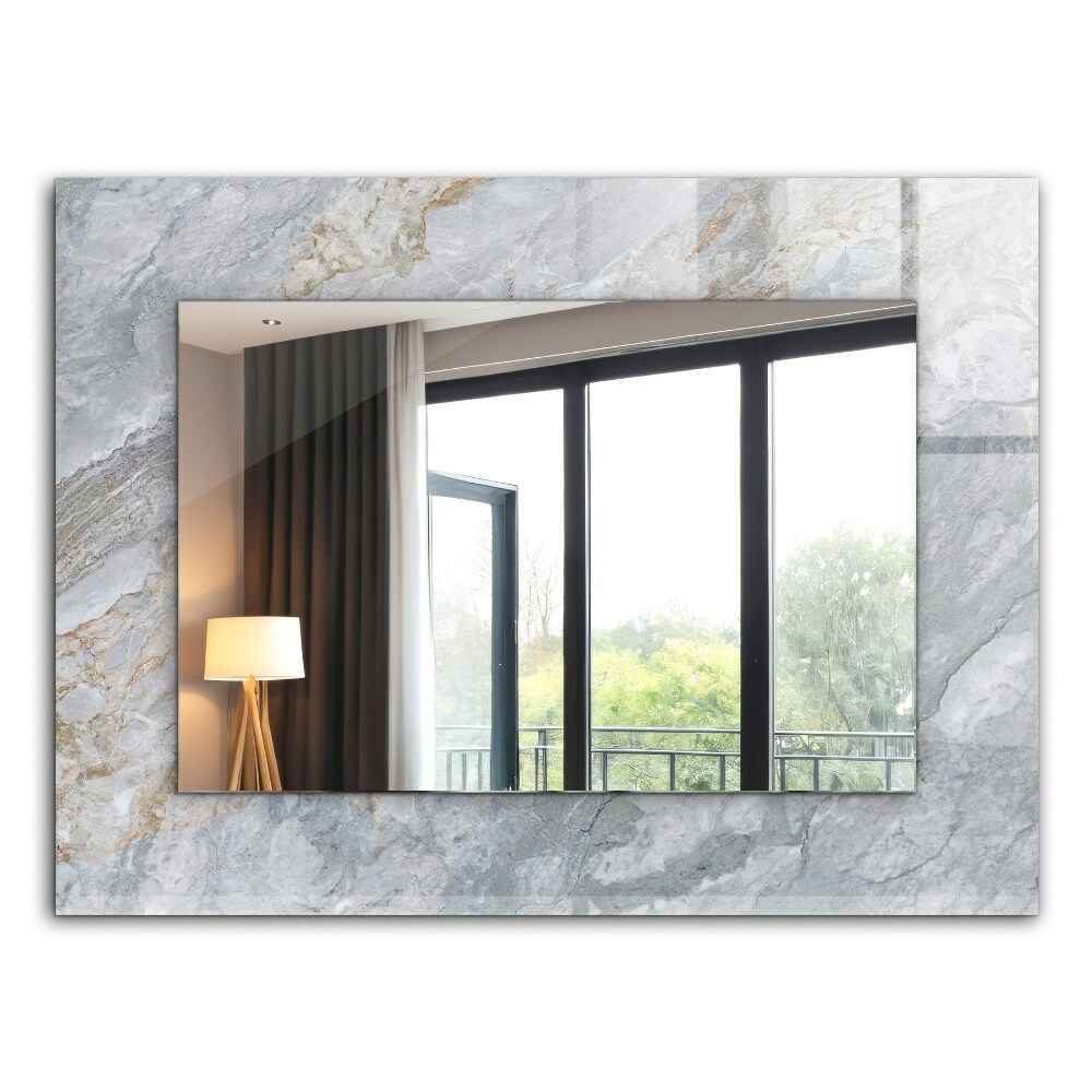 Printed mirror Abstract marble design