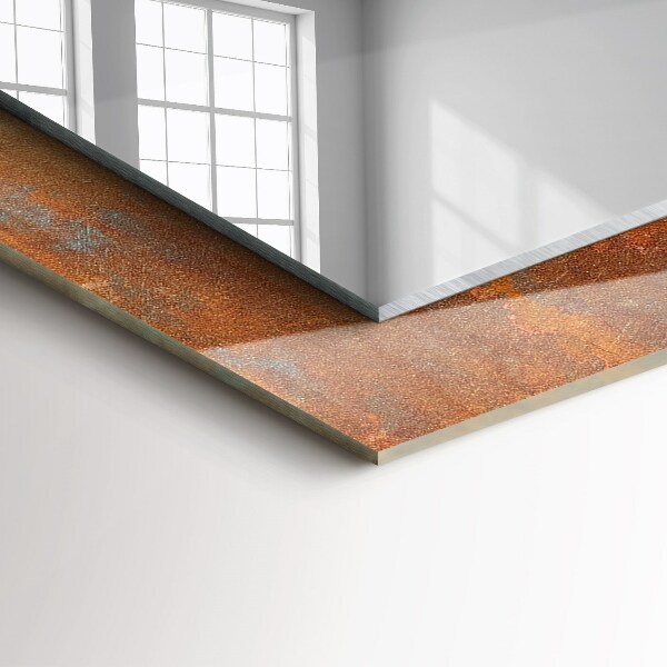 Wall mirror design Coloured folkloric motifs