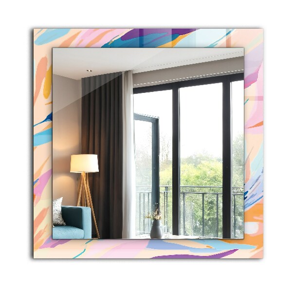 Printed mirror Marbled pattern