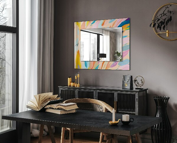Printed mirror Marbled pattern