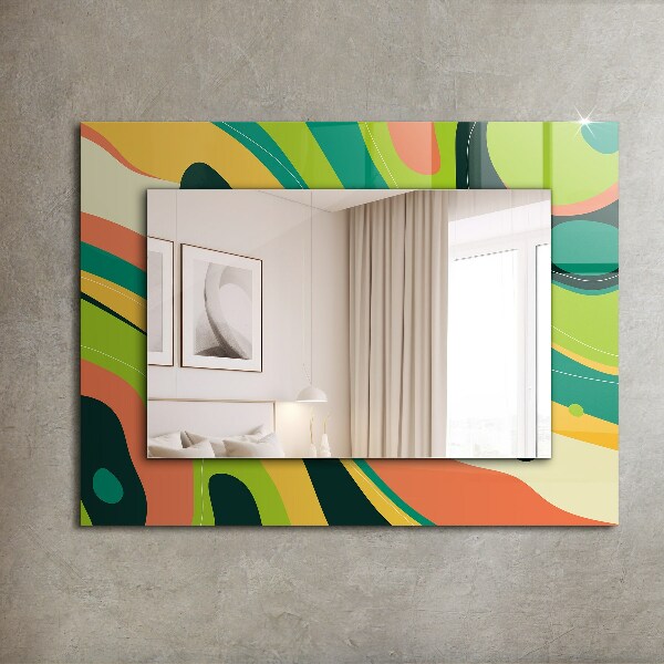 Wall mirror design Geometric motif