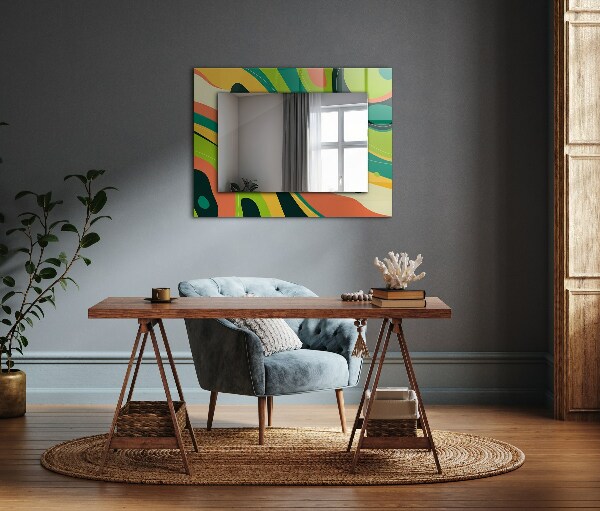 Wall mirror design Geometric motif