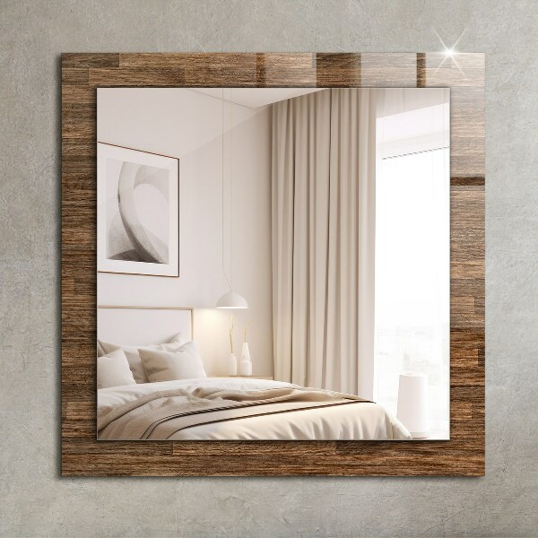 Wall mirror decor Black marble