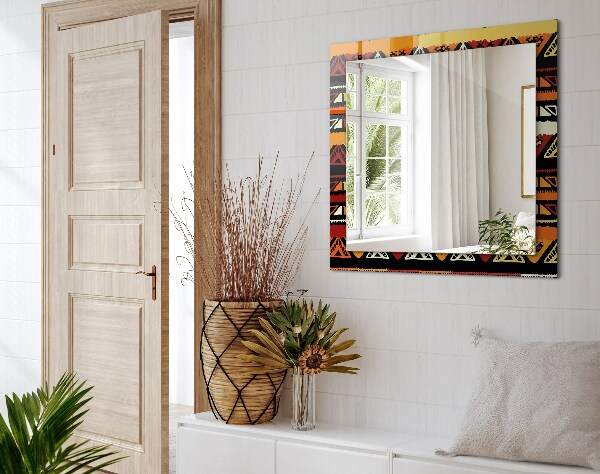 Mirror frame with print Irrigated landscape