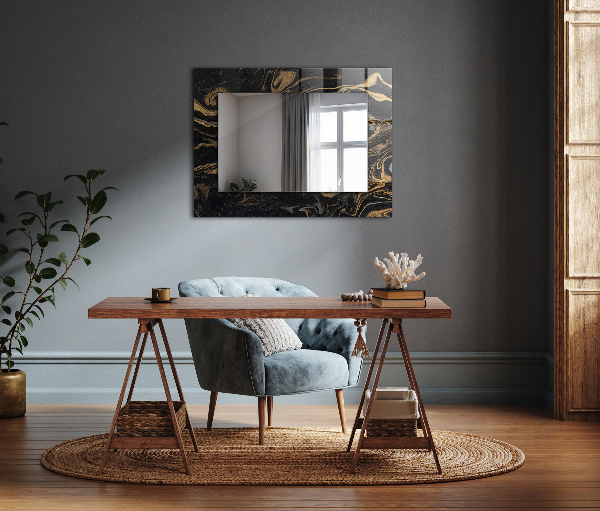 Wall mirror decor Wooden floor
