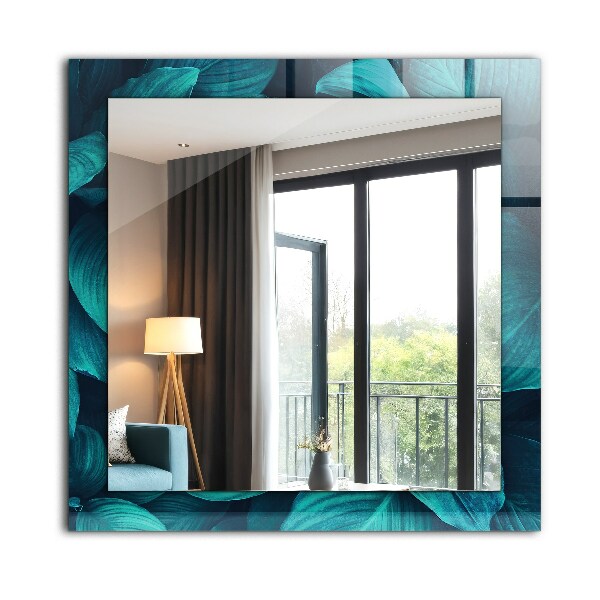 Wall mirror decor Ginkgo leaves