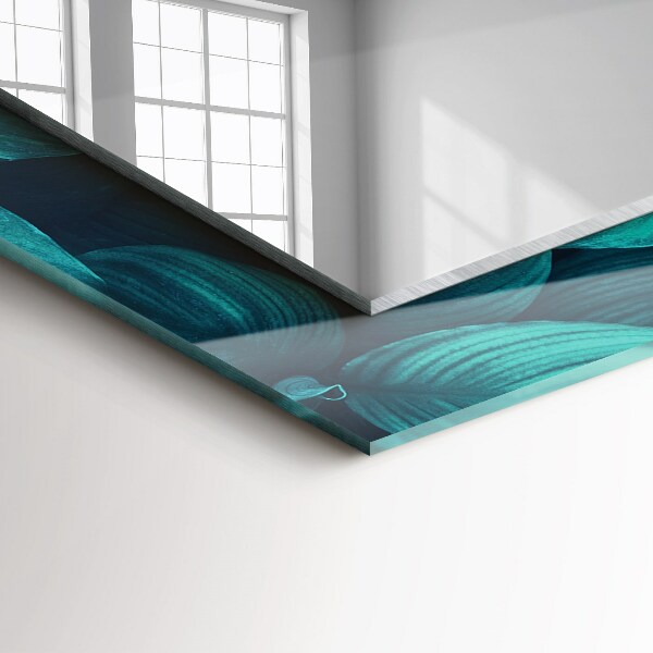 Wall mirror decor Ginkgo leaves