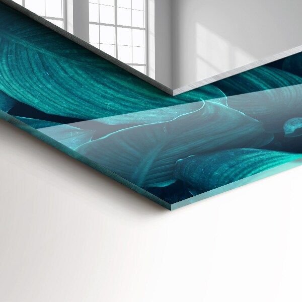 Wall mirror decor Ginkgo leaves