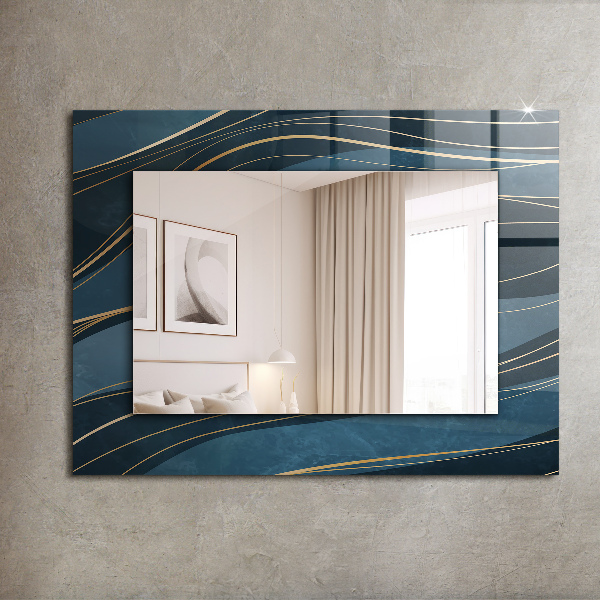 Wall mirror design Astragal line