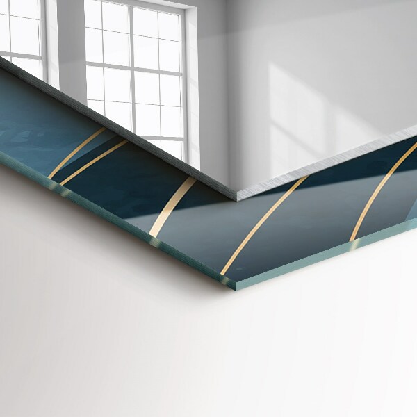 Wall mirror design Astragal line