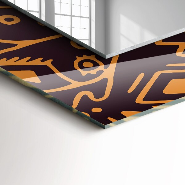 Printed mirror Ethnic motifs