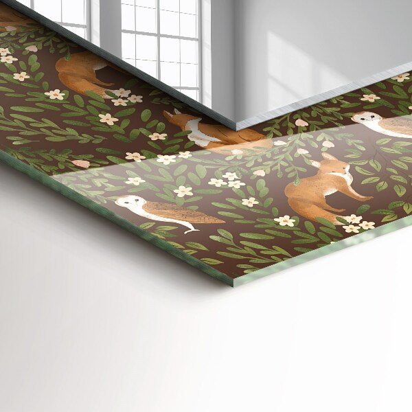 Printed mirror Volta and gufo