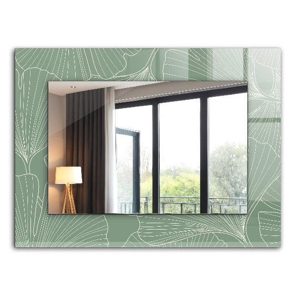 Wall mirror design Ginkgo mist