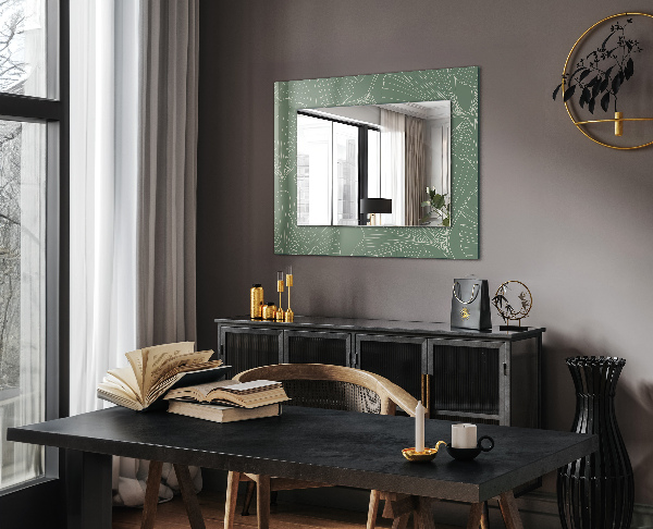 Wall mirror design Ginkgo mist