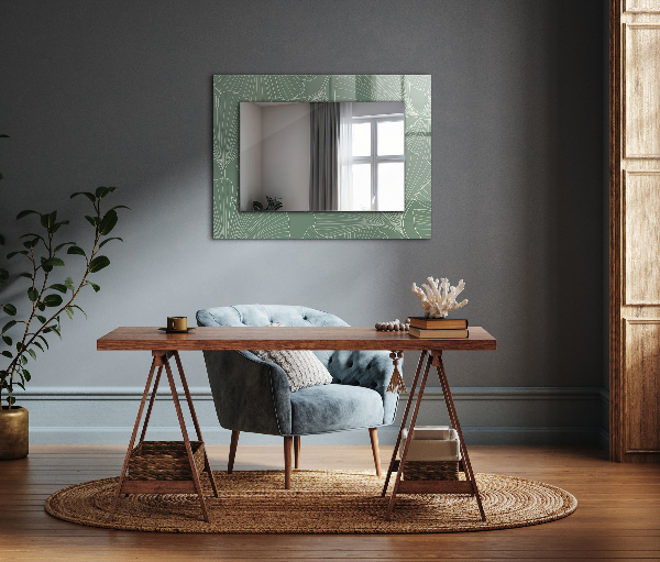 Wall mirror design Ginkgo mist
