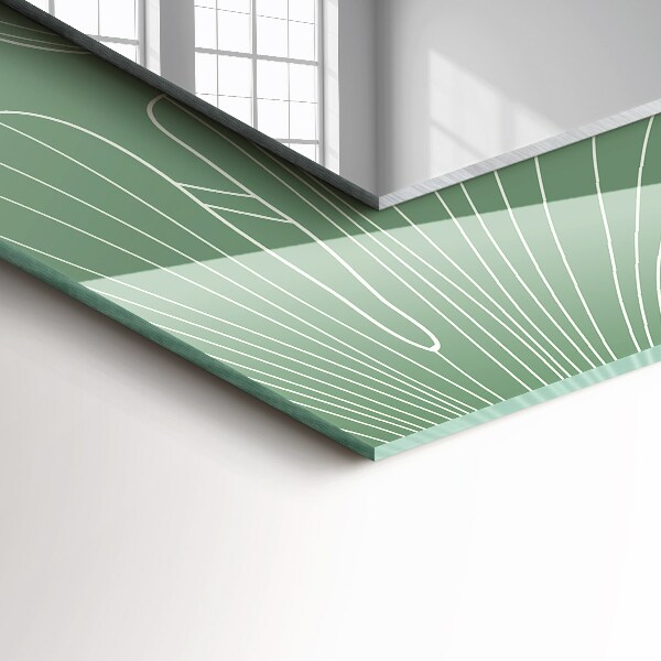 Wall mirror design Ginkgo mist