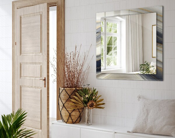 Mirror frame with print Astrata coloured mist