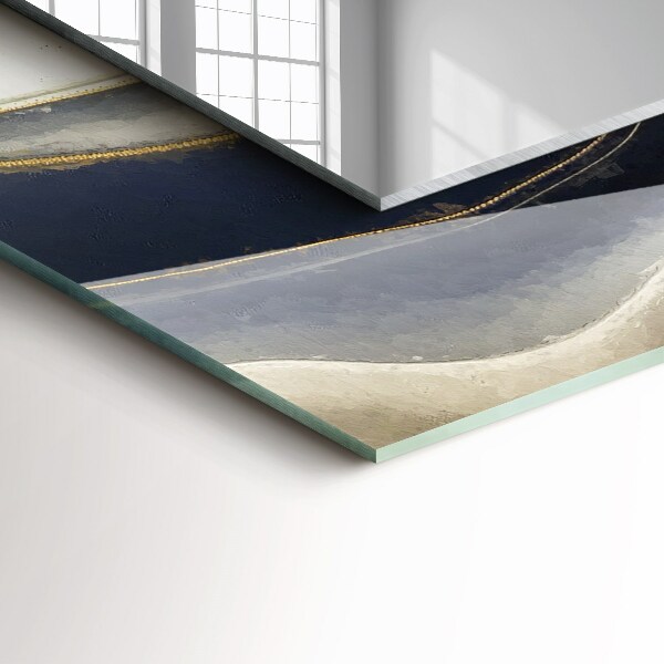 Mirror frame with print Astrata coloured mist