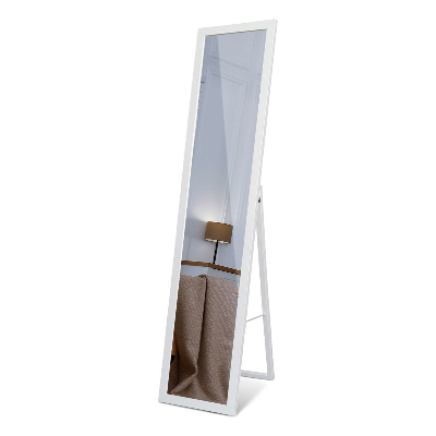 Large floor mirror white 14x61 in