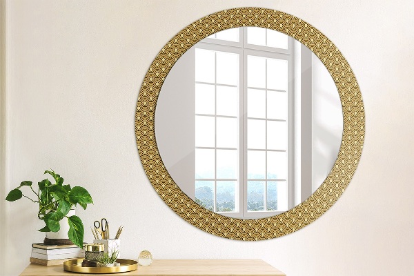 Round wall mirror decor Deco vintage