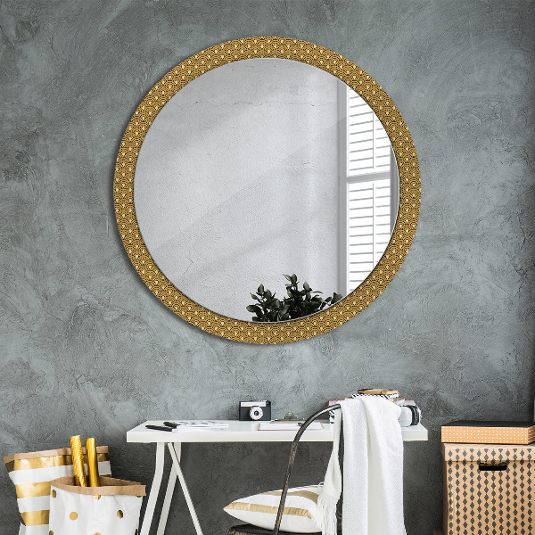Round wall mirror decor Deco vintage