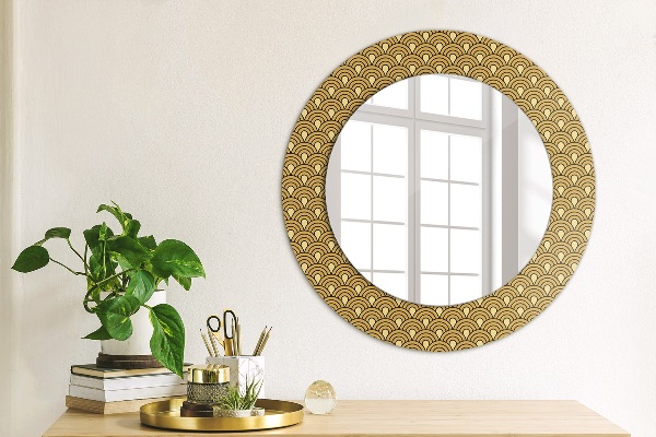 Round wall mirror decor Deco vintage
