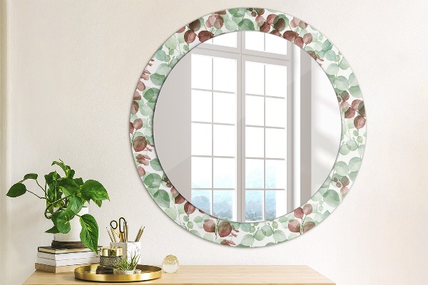 Round wall mirror decor Eucalyptus