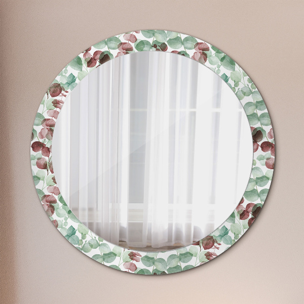 Round wall mirror decor Eucalyptus