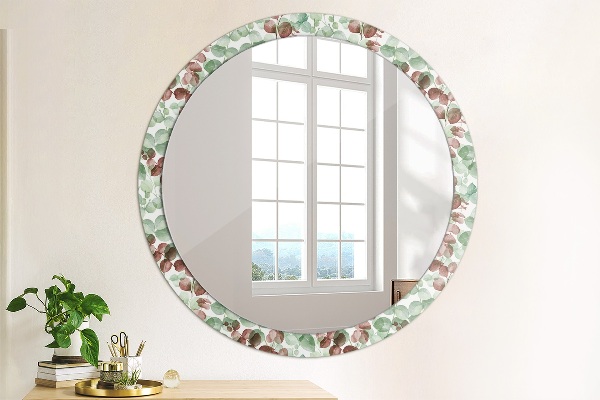 Round wall mirror decor Eucalyptus