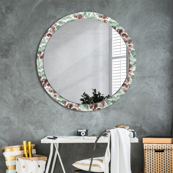 Round wall mirror decor Eucalyptus