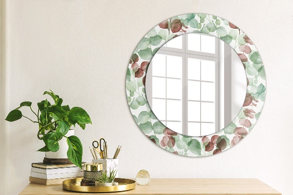 Round wall mirror decor Eucalyptus