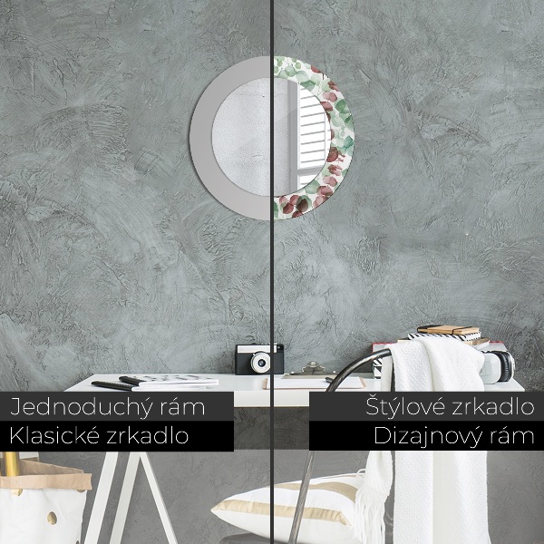 Round wall mirror decor Eucalyptus