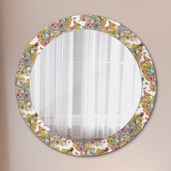 Round decorative mirror Dream about fairy tales