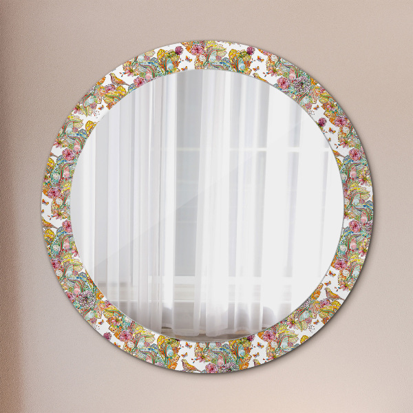 Round decorative mirror Dream about fairy tales