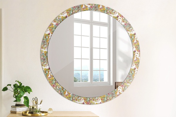 Round decorative mirror Dream about fairy tales