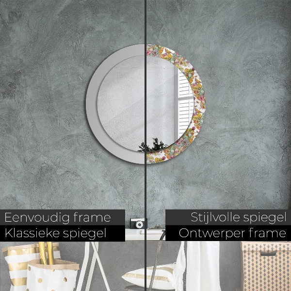 Round decorative mirror Dream about fairy tales