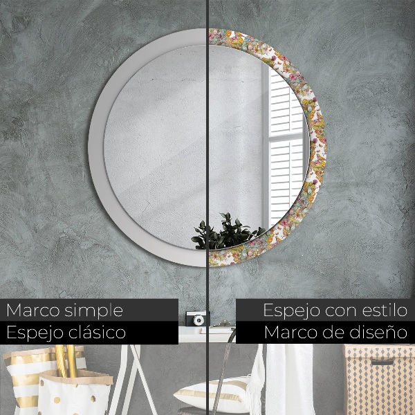 Round decorative mirror Dream about fairy tales
