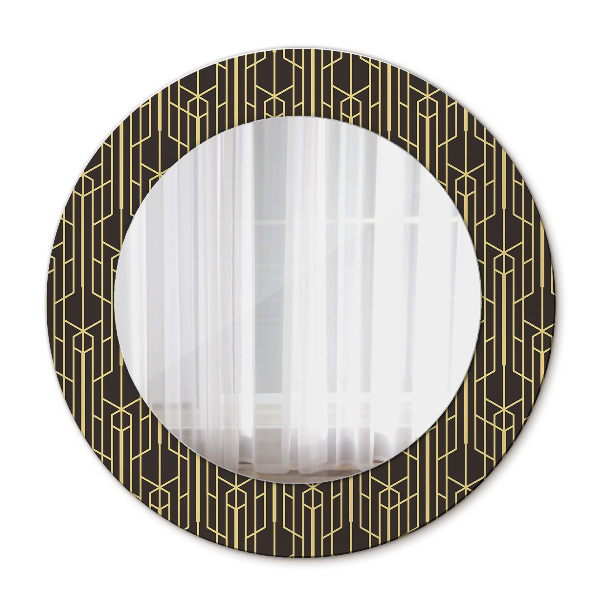 Round decorative mirror Abstract