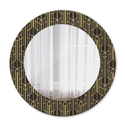 Round decorative mirror Abstract