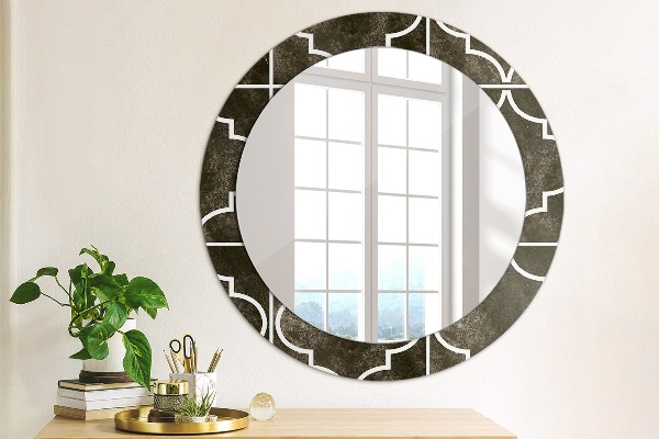 Round decorative mirror Antique tiles