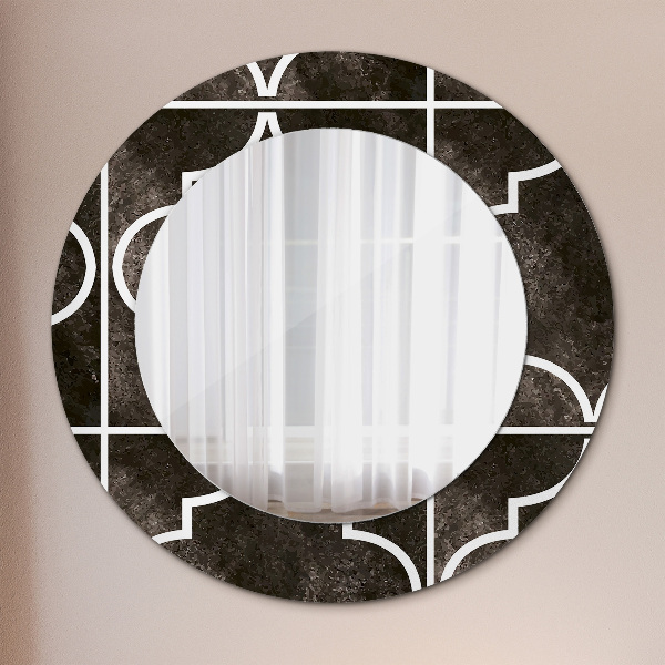 Round decorative mirror Antique tiles