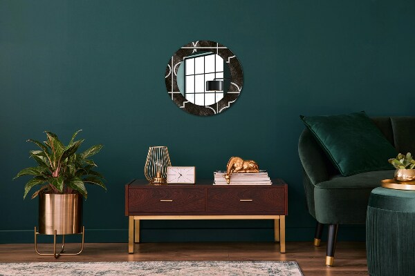 Round decorative mirror Antique tiles