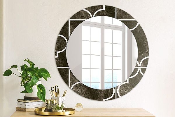 Round decorative mirror Antique tiles