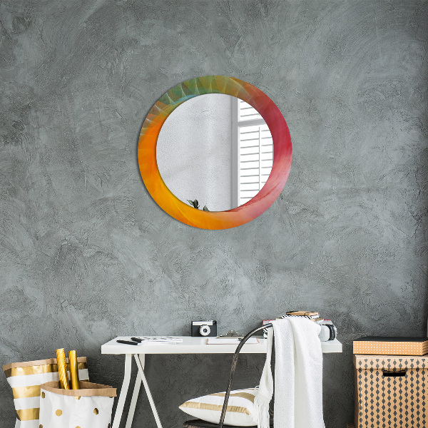 Round decorative mirror Hypnotic spiral