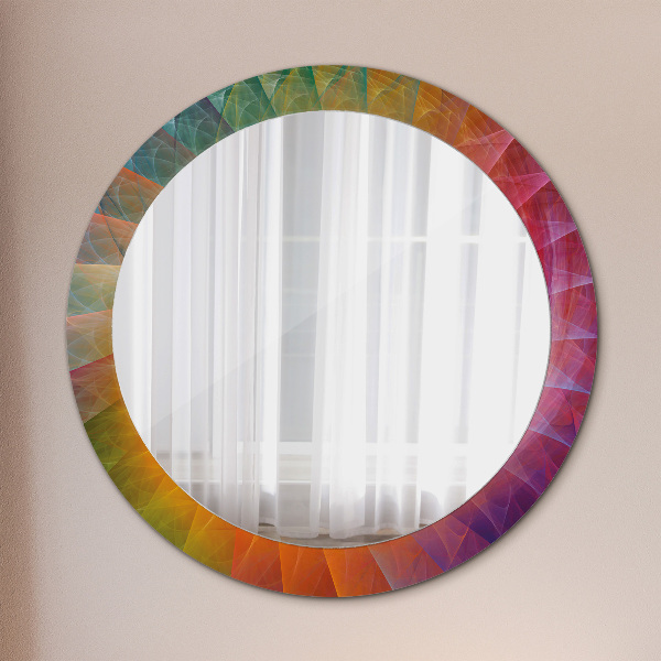 Round decorative mirror Hypnotic spiral