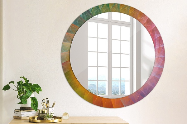 Round decorative mirror Hypnotic spiral