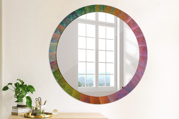 Round decorative mirror Hypnotic spiral